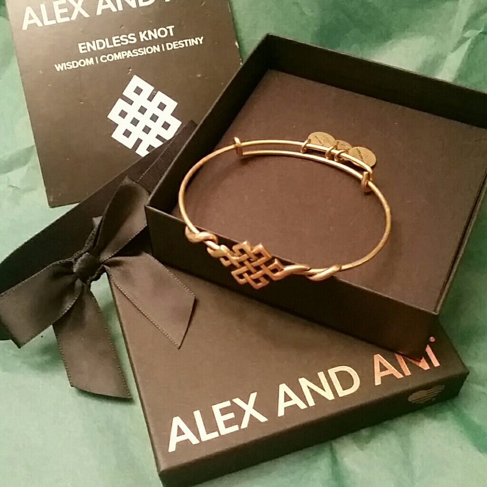 Alex and Ani Endless Knot Bangle